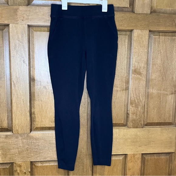 Duluth Trading Co Women’s Leggings With Pockets Size M Navy/Blue - Picture 1 of 4